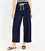 Tall Breezy Wide Leg Pants in Linen Blend carousel Product Image 1