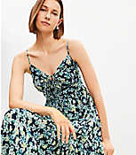 Ikat Buttercup Clip Keyhole Strappy Midi Dress carousel Product Image 2