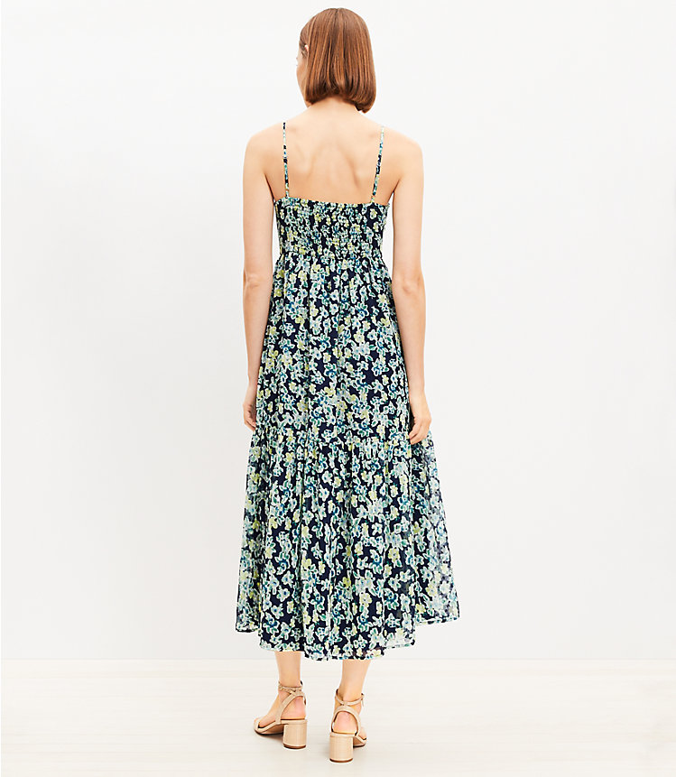Ikat Buttercup Clip Keyhole Strappy Midi Dress image number 2