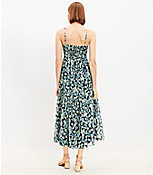 Ikat Buttercup Clip Keyhole Strappy Midi Dress carousel Product Image 3