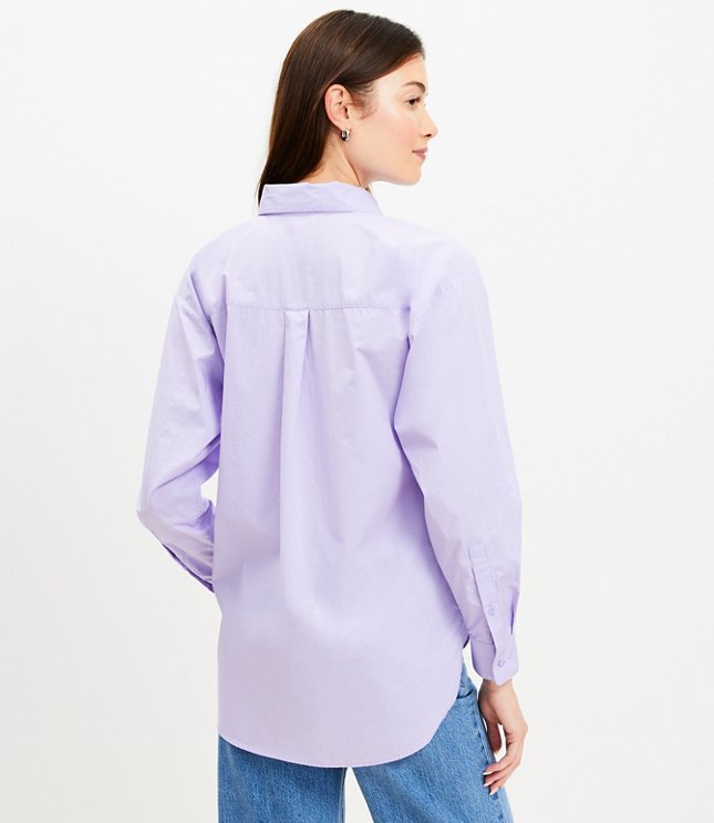 Poplin Everyday Oversized Pocket Shirt