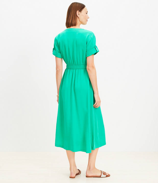 Utility Midi Pocket Dress
