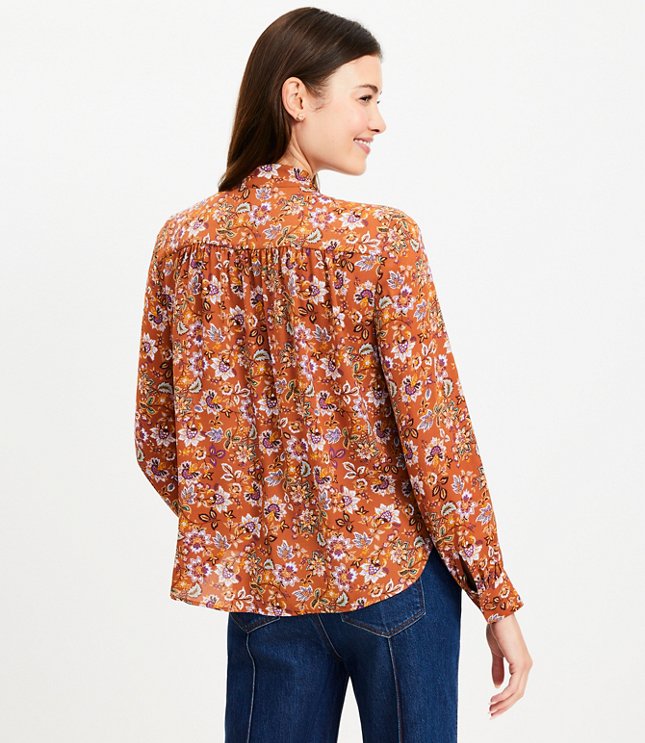 Floral Bow Blouse