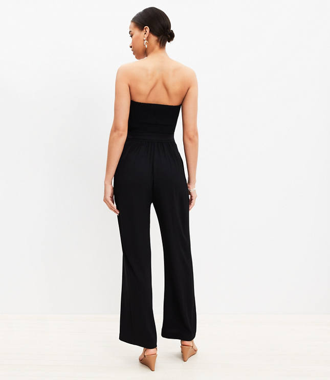 Strapless Jumpsuit Purple