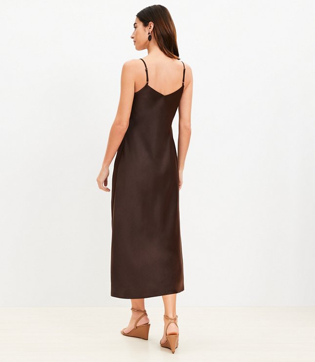 Petite Bias Midi Slip Dress