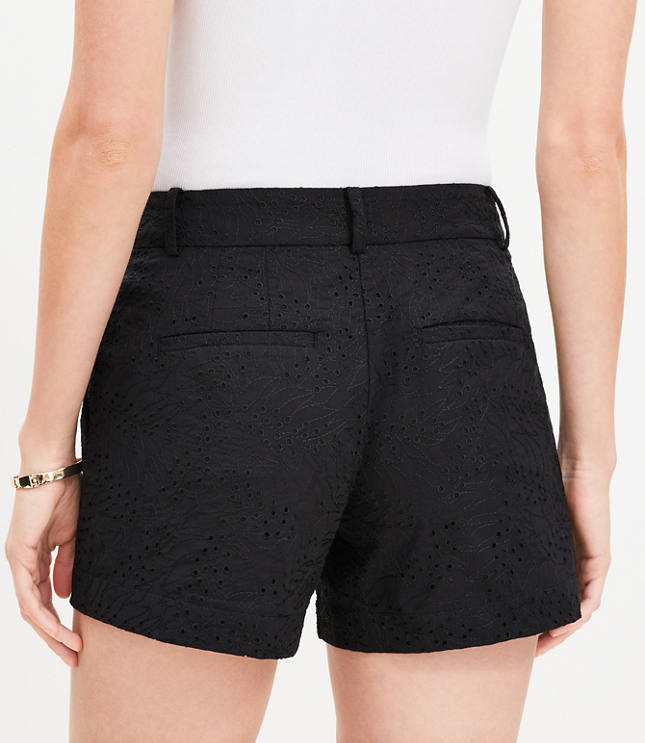 Riviera Shorts Palm Eyelet