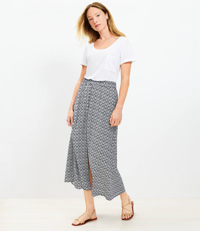 Petite Tiered Maxi Skirt