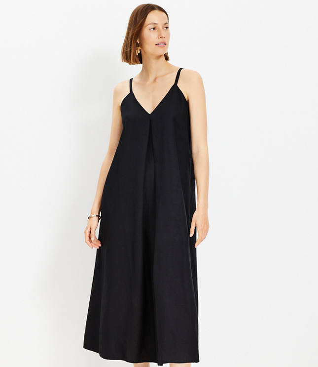 Petite Bias Midi Slip Dress