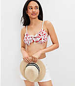 LOFT Beach Plumeria Front Tie Underwire Bikini Top carousel Product Image 1
