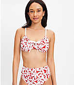 LOFT Beach Plumeria Front Tie Underwire Bikini Top carousel Product Image 2