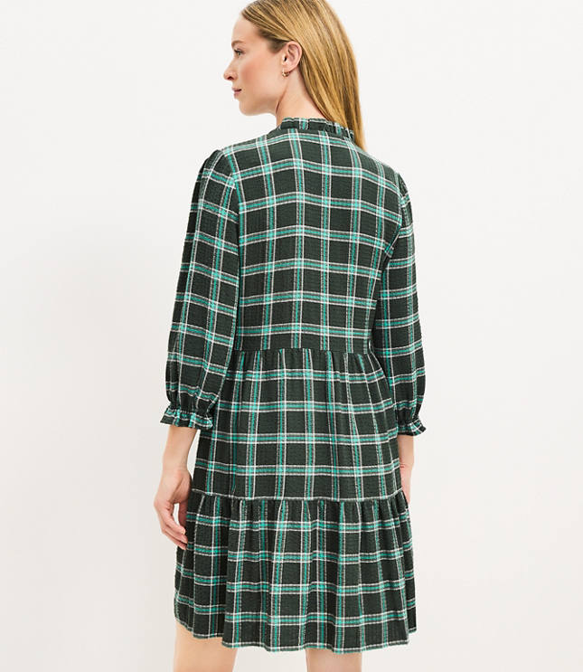 Loft 2024 plaid dress