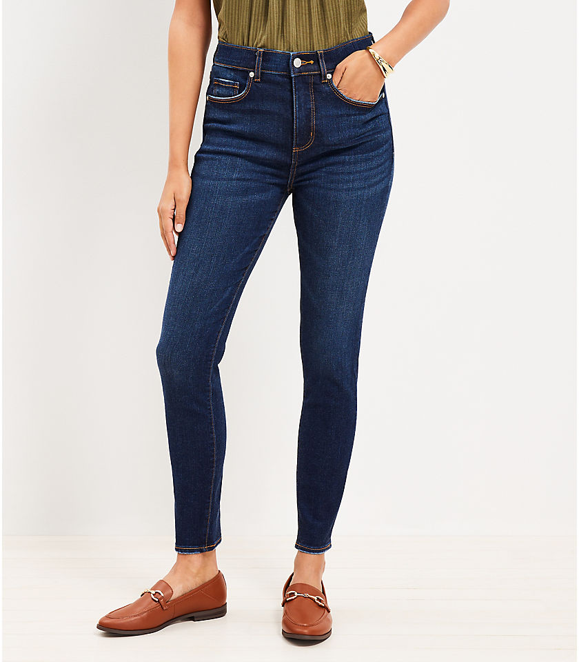 Tall High Rise Skinny Jeans in Vintage Dark Wash