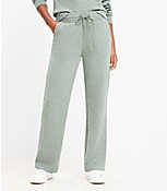 Lou & Grey Marled Wide Leg Sweatpants carousel Product Image 1