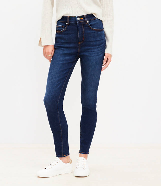 High Rise Skinny Jeans in Vintage Dark Wash