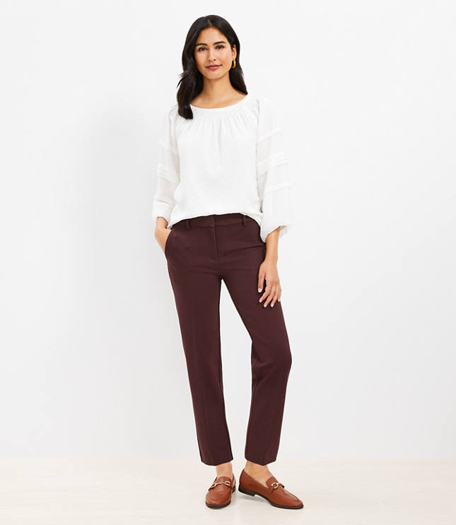 Riviera Slim Pants in Geo Ponte