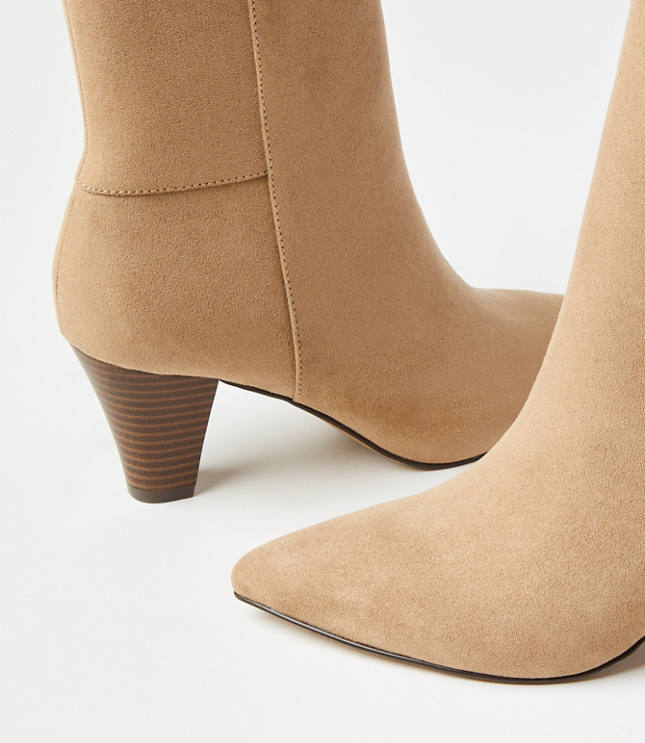 Seamed Heel Booties