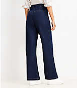 High Rise Palazzo Jeans in Classic Rinse Wash carousel Product Image 3