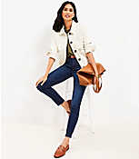 Petite High Rise Skinny Jeans in Vintage Dark Wash carousel Product Image 2