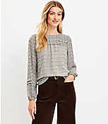 Tiled Stripe Pleated Blouse carousel Product Image 1