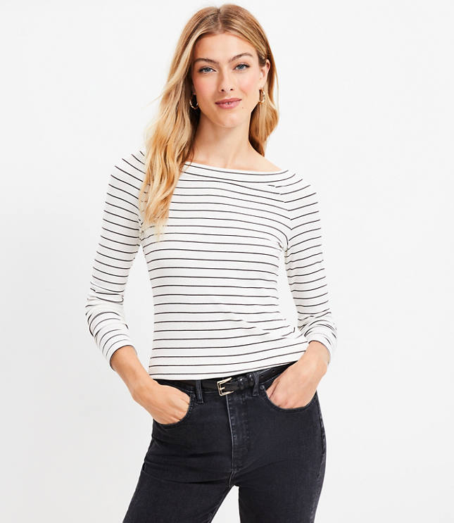 Womens Boatneck Tops