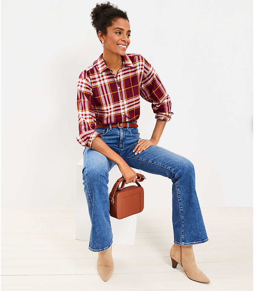 Plaid Flannel Oversized Everyday Shirt