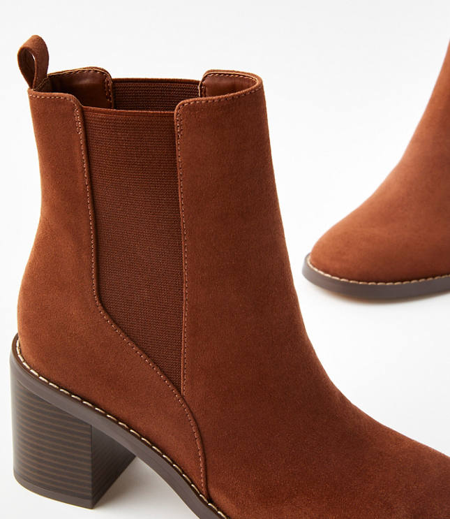 Block Heel Chelsea Boots