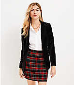 Plaid Textured Tweed Shift Skirt carousel Product Image 1