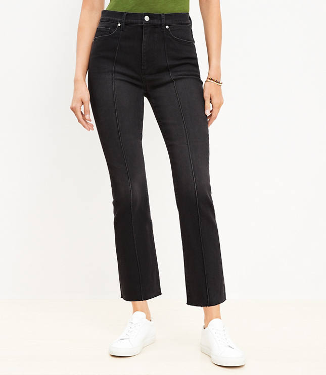 Flare-Leg High-Rise Pintuck Pants - Tall, Tall