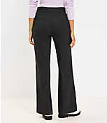 Curvy Petite Wide Leg Trousers in Heathered Doubleface carousel Product Image 2