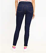 Curvy Mid Rise Skinny Jeans in Dark Rinse carousel Product Image 2
