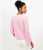 Textured Wide Sleeve Boatneck Sweater carousel Product Image 3
