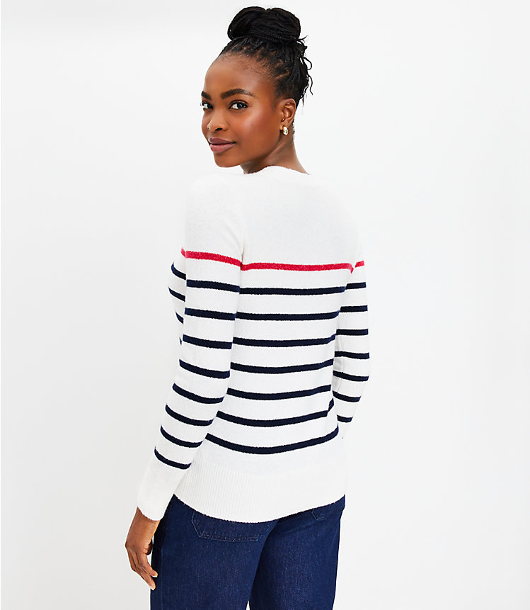 Heart Breton Stripe Sweater image number 2
