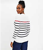 Heart Breton Stripe Sweater carousel Product Image 3