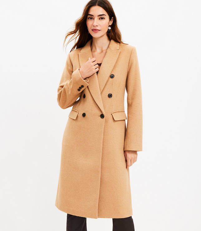 Petite single best sale breasted coat