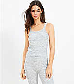 Lou & Grey Ribbed Square Neck Tank Top carousel Product Image 1