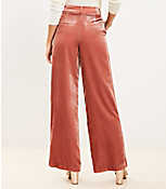 Petite Peyton Trouser Pants in Velvet carousel Product Image 3