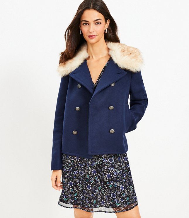 Boucle Two Button Coat