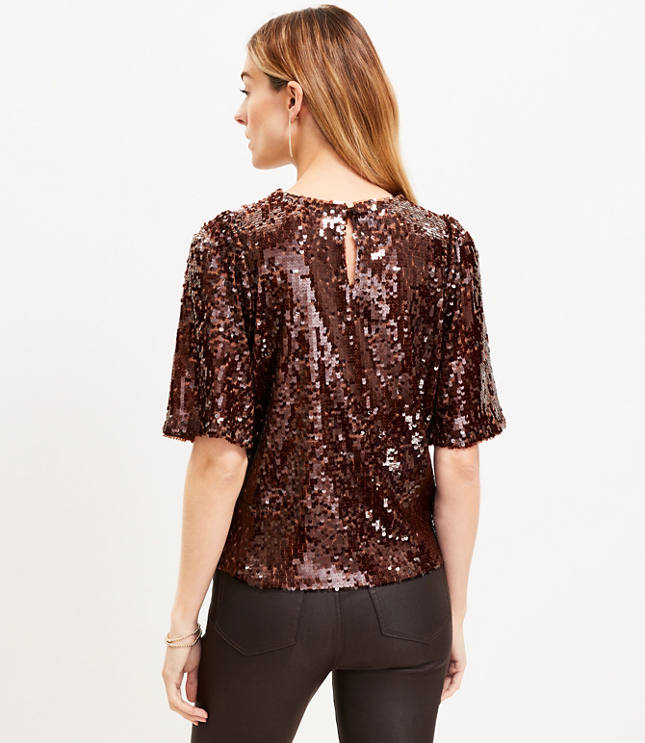 Petite Sequin Leggings