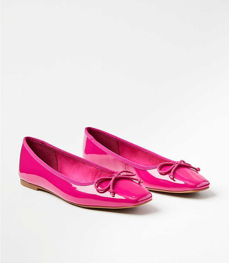 Patent Ballet Flats image number null