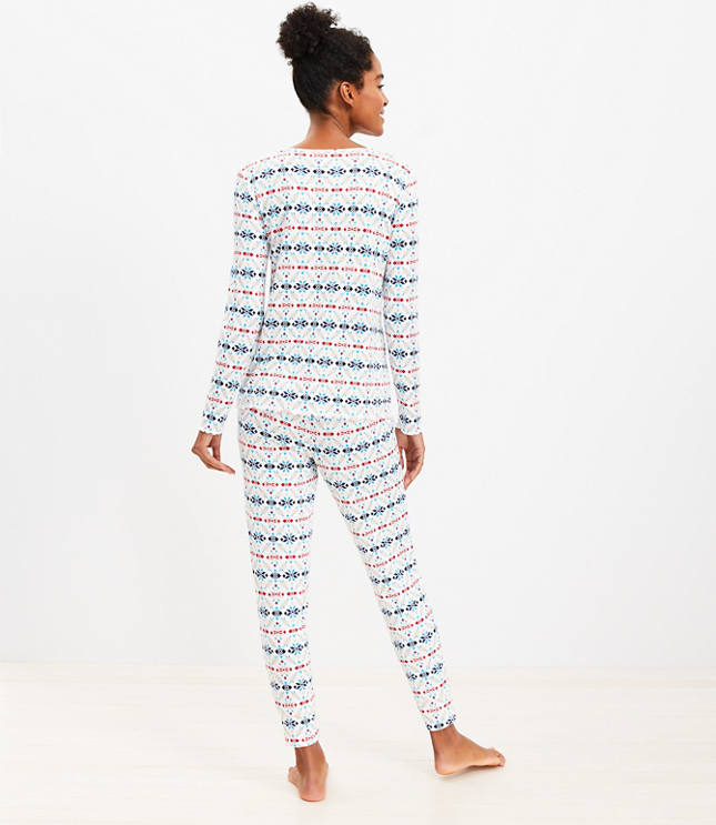 Fair Isle Pajama Set