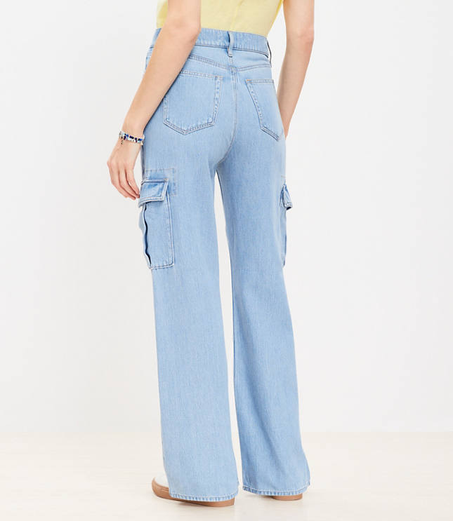 Women’s Wide Leg Double Cargo Jeans
