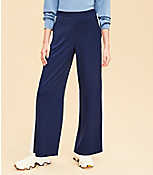 Lou & Grey Side Stripe Heavyweight Luvstretch Wide Leg Pants carousel Product Image 2