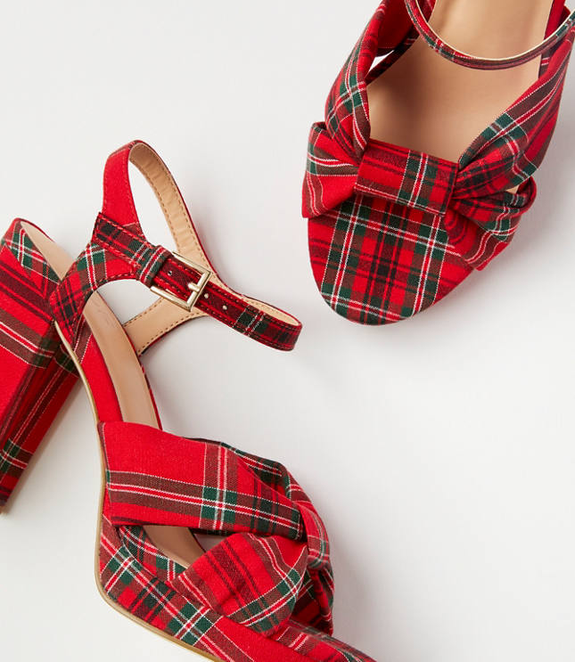 Plaid sandals 2024