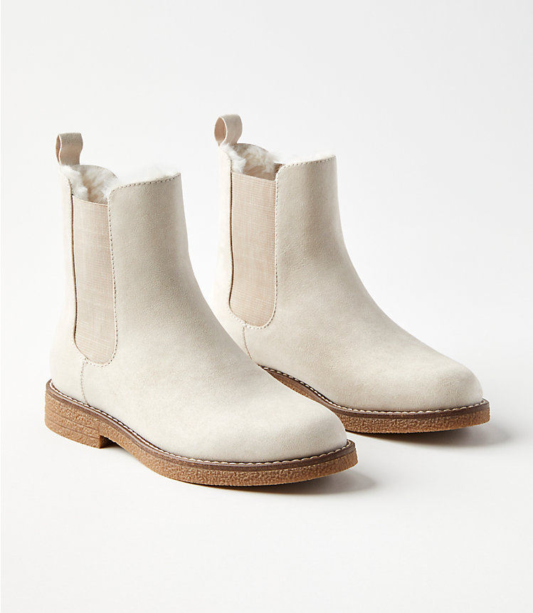Faux Fur Lined Chelsea Boots image number 0