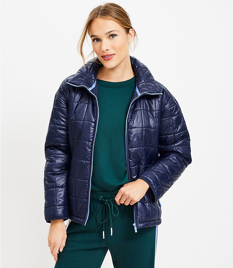 Lou & Grey Quilted Puffer Jacket image number null