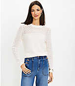 Petite Textured Stitch Sweater carousel Product Image 1