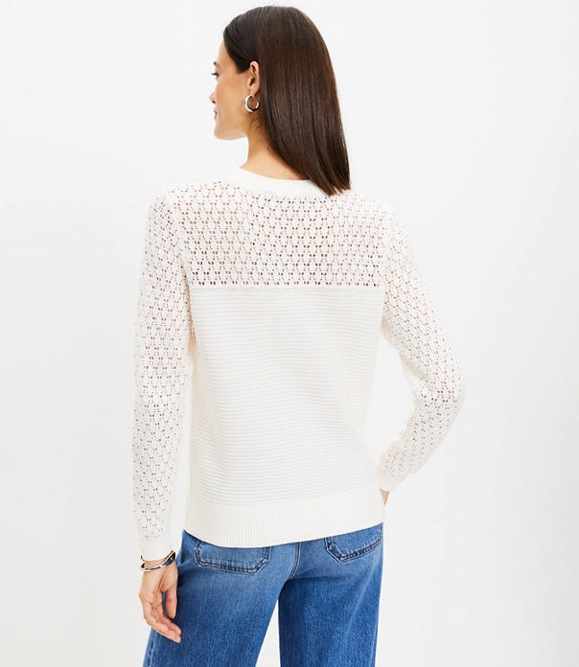 Petite Textured Stitch Sweater