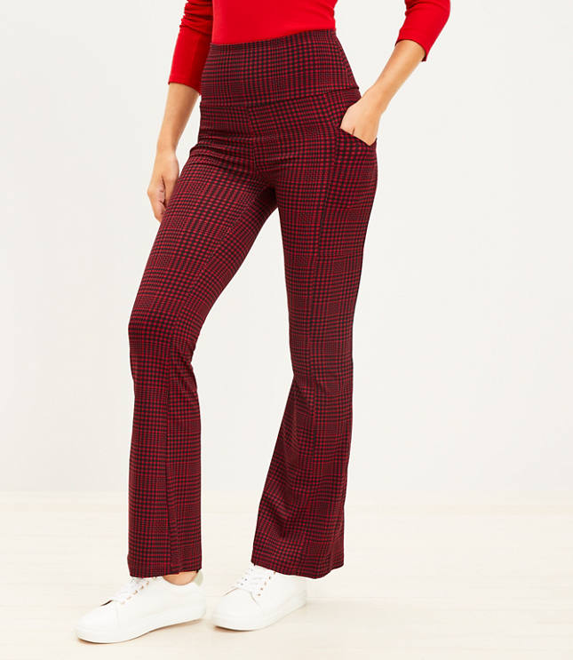 Patterned Flared Pants | Loft