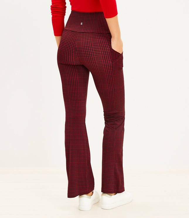 Lou & Grey Houndstooth Luvstretch Side Pocket Flare Pants