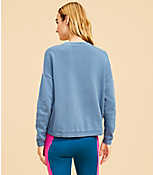 Lou & Grey Wavy Colorblock Drawstring Sweater carousel Product Image 3